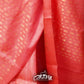 LIGHT RED TUSSAR SILK SAREE WITH TINY ZARI BUTTIS ALL OVER