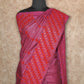 LITE MAROON WITH KUTCH EMBROIDERY TUSSAR SILK SAREE