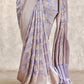 MAUVE WITH LIGHT GOLDEN WEAVE BANARASI SILK SAREE