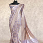 MAUVE WITH LIGHT GOLDEN WEAVE BANARASI SILK SAREE